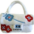 Dog Toys Adorable White Bouquet Chewnel Bag