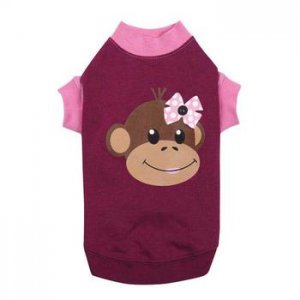 Dog Clothes Adorable Monkey Business T-Shirt