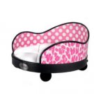Dog Beds Pink Cheetah & Polka Dots Bed Set