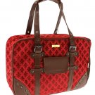 Dog Clothes Red Fleur-De-Lis Pet Carrier