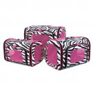 Dog Clothes NEW!! Zebra Carrier With Fushia Trim