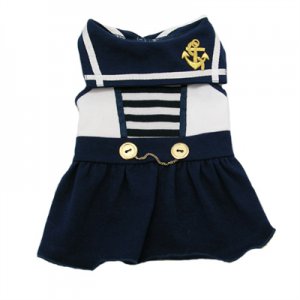 Dog Clothes Adorable Sail Away Dress