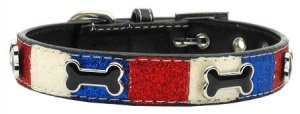 Dog Collars Adorable Ice Cream Patriotic Collar & Leash Set