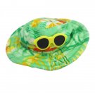 Dog Clothes Adorable Hawaiian Print Green Hat