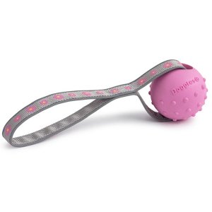 Dog Clothes  Toss & Tug Toy - Pink Flower