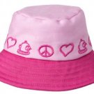 Dog Clothes Adorable Peace Bucket Pink Hat