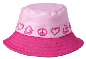 Dog Clothes Adorable Peace Bucket Pink Hat