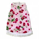 Dog Clothes Adorable Cherry Ruffle Dress
