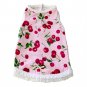 Dog Clothes Adorable Cherry Ruffle Dress