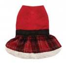 Dog Clothes Adorable Yuletide Tartan Party Dress
