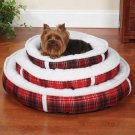 Dog Clothes Adorable Yuletide Tartan Dog Bed