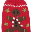 Dog Clothes Adorable Gingerbread Holiday Sweater XL