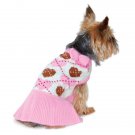 Dog Clothes NEW!! Adorable Preppy Heart Sweater Dress