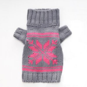 Dog Clothes Adorable New!! Snow-On-Me Sweater - Pink