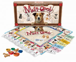 New! Adorable MUTT-OPOLY Board Game