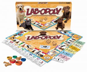 New! Adorable LAB-OPOLY Board Game