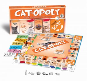 New! Adorable CAT-OPOLY Board Game