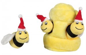 Dog Clothes Hide a Bee Plush Toy