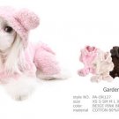 Dog Clothes Adorable Garden Roses Overalls - Pink