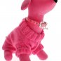 Dog Clothes Adorable Bruiser's Pink Knitted Sweater