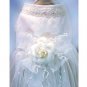 Dog Clothes NEW!! Beautiful  Satin Wedding Dress