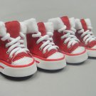 Dog Clothes Adorable Red Sneakers