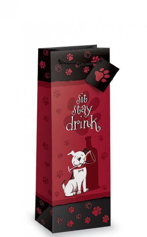 New! Sit... Stay... Drink! Gift Bag