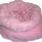 Dog Beds NEW!!Pink Fur w/Pink Curly Minky Snuggle Pup 3 'n 1 Trundle