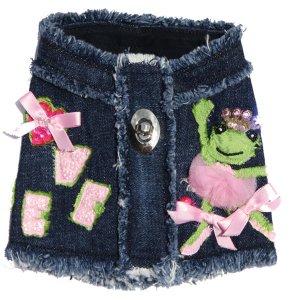 Dog Clothes Adorable The Calaveras Denim Vest