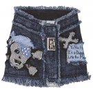Dog Clothes Adorable The New Orleans Blue Denim Harness Vest