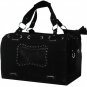 Dog Clothes Beautiful Puchi Couture Black Suede Carrier