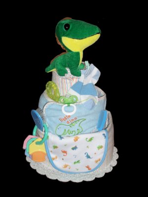 Dino Diaper Cake