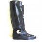 Vintage Black Patent Leather Riding Boots sz 8.5