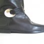 Vintage Black Patent Leather Riding Boots sz 8.5
