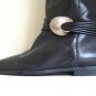 Vintage Black Patent Leather Riding Boots sz 8.5