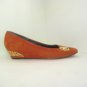 1980's Vintage Suede Wedges With Studded Heels