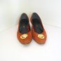 1980's Vintage Suede Wedges With Studded Heels