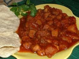 Carne Colorado Con Chile