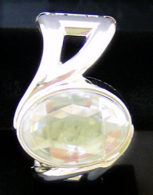 Bracelet Silver with Clear center