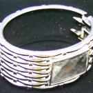 Bracelet Silver with Clear center