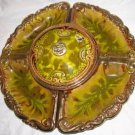 Antique Treasure Craft Dip Platter.
