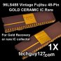 96LS488 Vintage Fujitsu 48-Pin GOLD CERAMIC IC Rare