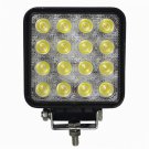 Square 48W LED Work Light/spot beam led lamp/flood beam 48W led offroad light