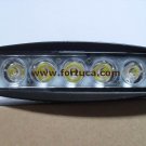 Black 15W LED Off road Slim Work Light Lamp 12V/24V for car Truck 4WD 4X4