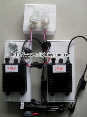 75W H1 6000k HID Xenon Light Conversion Full Kit 2 Ballasts+2 Bulbs+Relay