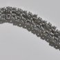Aluminum Byzantine Double Decker Bracelet