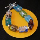 Glass & Foil Bracelet