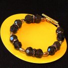 Black & Gold Bead Bracelet