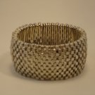 Silver Metal Stretch Bracelet