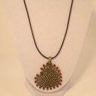 Antique Gold Heart Pendant